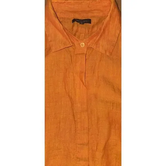 Lafayette New York Sleeveless Linen Ladies Size Medium Blouse - Picture 5 of 7